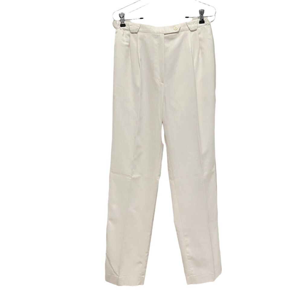Coastal White Dress Pants Women's Via Condotti Florida Made in Canada Size 6 NWT